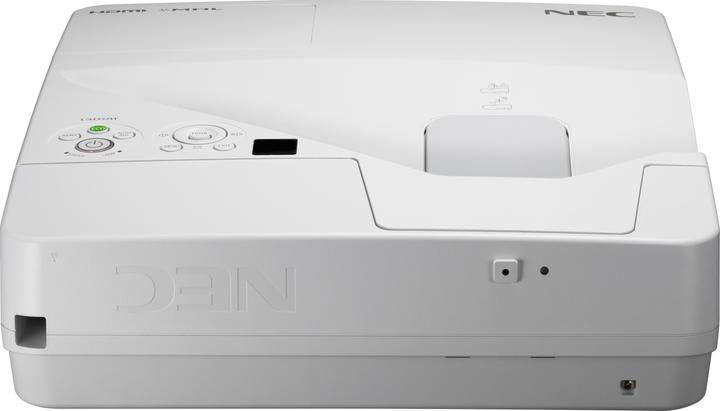 Actual product image NEC UM301W Ultra-short throw Projector LCD incl.wall mount WXGA 3000ANSILumen (WXGA, 3000 lm, 0.36:1)
