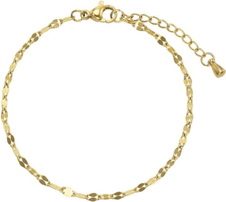 Image du produit Bijouteria Bracelet (19.50 cm, Acier inoxydable, Revêtement PVD (couleur or))