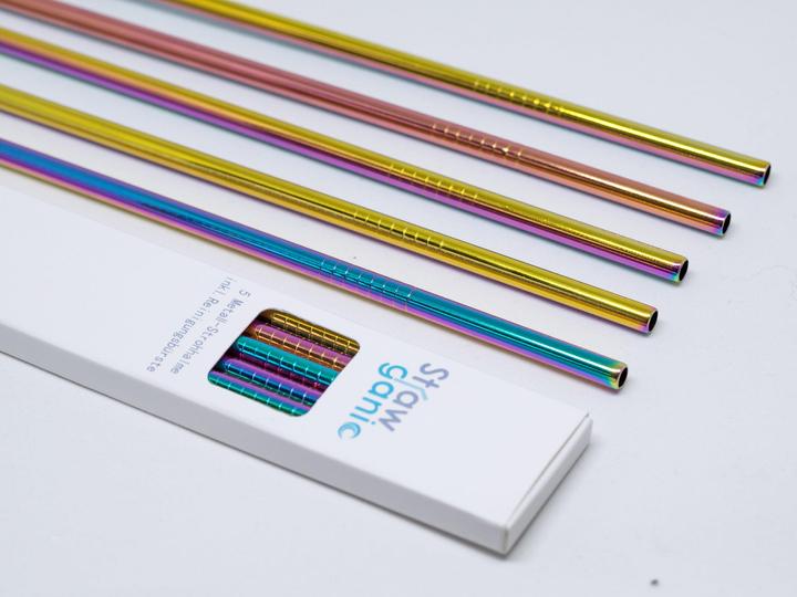 Produktbild Strawganic Steel Rainbow Straight (5 x)