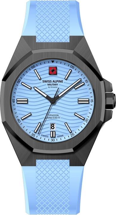Actual product image Swiss Alpine Military TYPHOON Collection - Swiss made quartz watch (Swiss made)