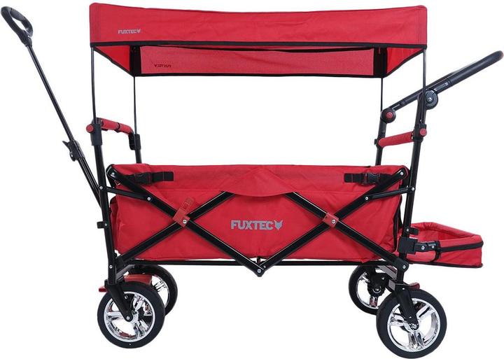 Image du produit Fuxtec Bollerwagen FX-CT800 mit UV-geschütztem Sonnendach,Schiebegriff & Innenraumverlängerung