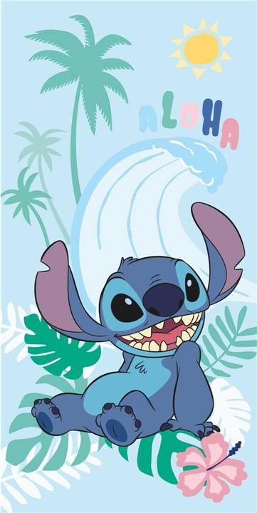 Immagine prodotto Aymax LILO & STITCH - Aloha - Tovagliolo di Plage 100% Coton - 70x140cm (70 x 140 cm)