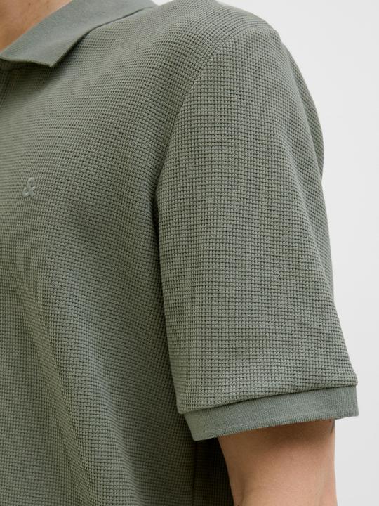 Actual product image Jack & Jones Jjeaustin Zip Polo Ss Noos (S)