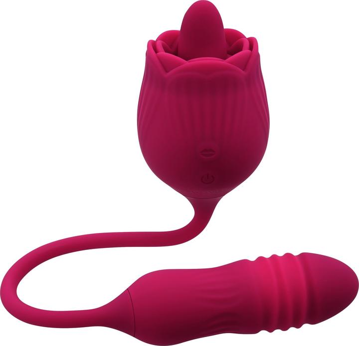 Actual product image Evolved - Wild Rose Tong Vibrator - Red
