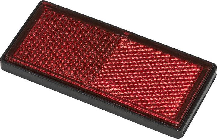Produktbild ProPlus Reflektor rot 85x39mm selbstklebend mit Grundplatte 2St. im Blister