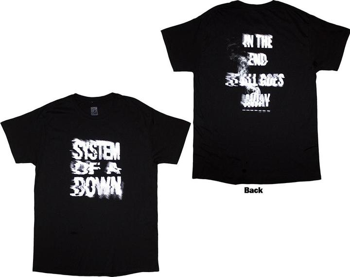 System Of A Down All Goes Away Back Print