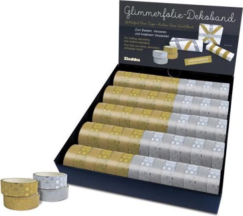 Produktbild Braun + Company Klebeband Metallic assortiert 2er (15 mm)