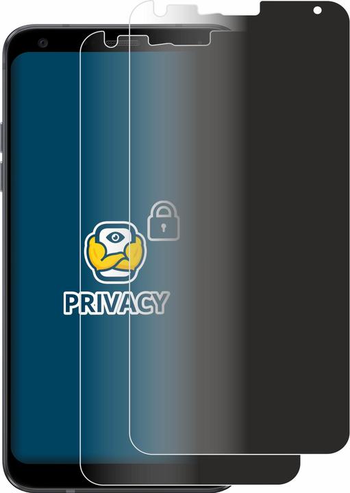 Produktbild BROTECT Sichtschutzfolie Anti-Spy Privacy Folie Blaulicht-Schutz (2 Stück, LG Q7)