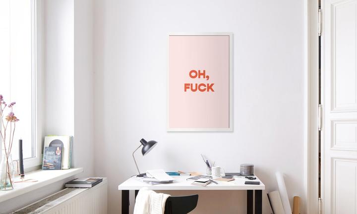 Produktbild Juniqe Oh, F*ck (60 x 90 cm)