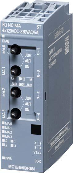 Produktbild Siemens SIPLUS ET 6AG2132-6MD00-4BB1200SP RQ 4x120/230 MA TX RAIL