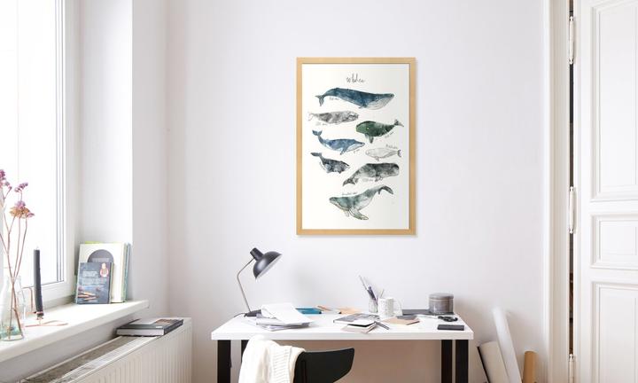 Actual product image Juniqe Whales (60 x 90 cm)