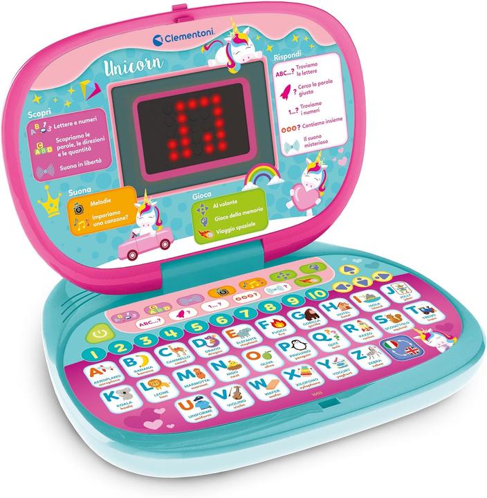 Actual product image Clementoni DOT Primo Laptop 3+ Unicorn (English, Italian)