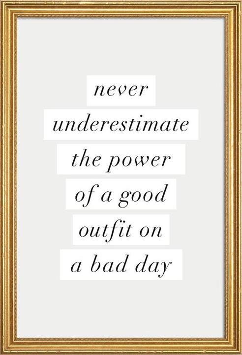 Image du produit Juniqe Good Outfit on a Bad Day (60 x 90 cm)
