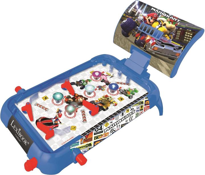Immagine prodotto Lexibook Flipper elettronico Mario Kart con effetti luminosi e sonori (Tedesco, Inglese, Francese, Italiano)