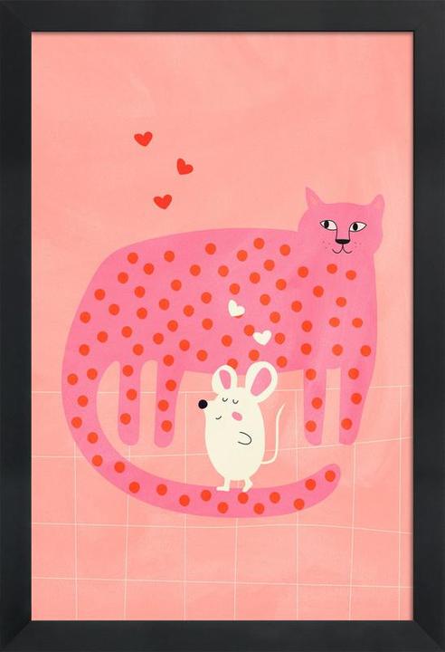 Produktbild Juniqe Cat and Mouse (60 x 90 cm)