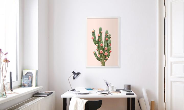 Actual product image Juniqe Cactus Roses (60 x 90 cm)