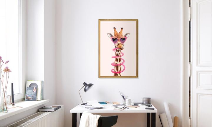 Image du produit Juniqe Thirsty Giraffe (60 x 90 cm)