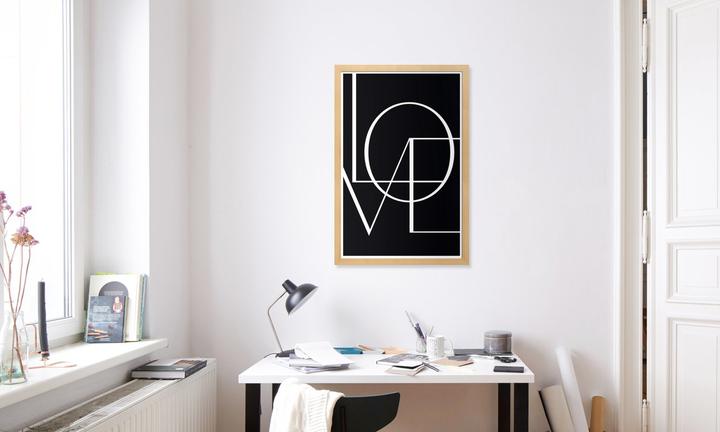 Actual product image Juniqe Love (60 x 90 cm)