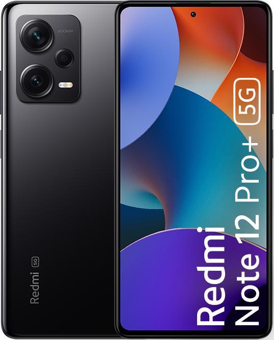 Produktbild Xiaomi Redmi Note 12 Pro+ (256 GB, Midnight Black, 6.67", Dual SIM, 200 Mpx, 5G)