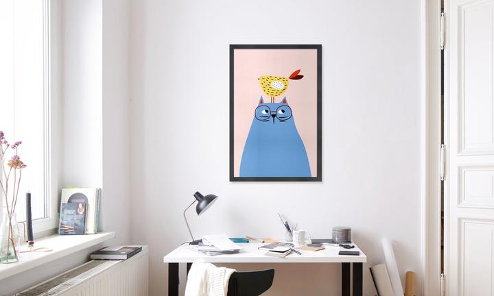 Actual product image Juniqe A Very Patient Cat (60 x 90 cm)