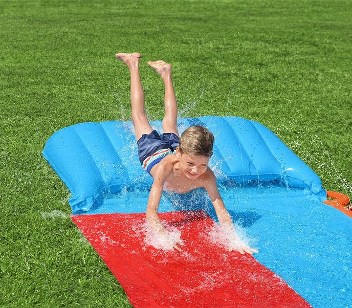 Actual product image Bestway Tsunami Splash Ramp Double Slide
