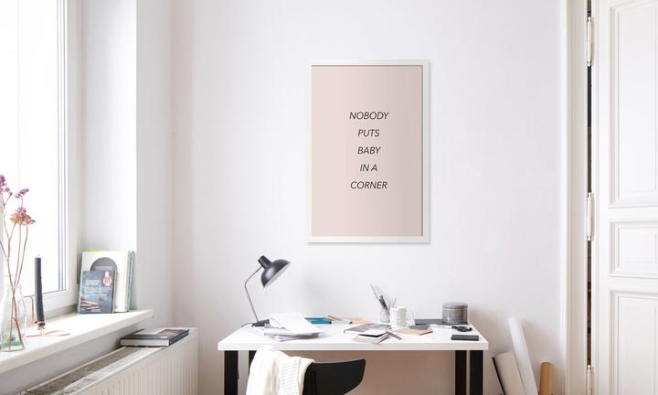 Image du produit Juniqe Nobody Puts Baby in a Corner (60 x 90 cm)
