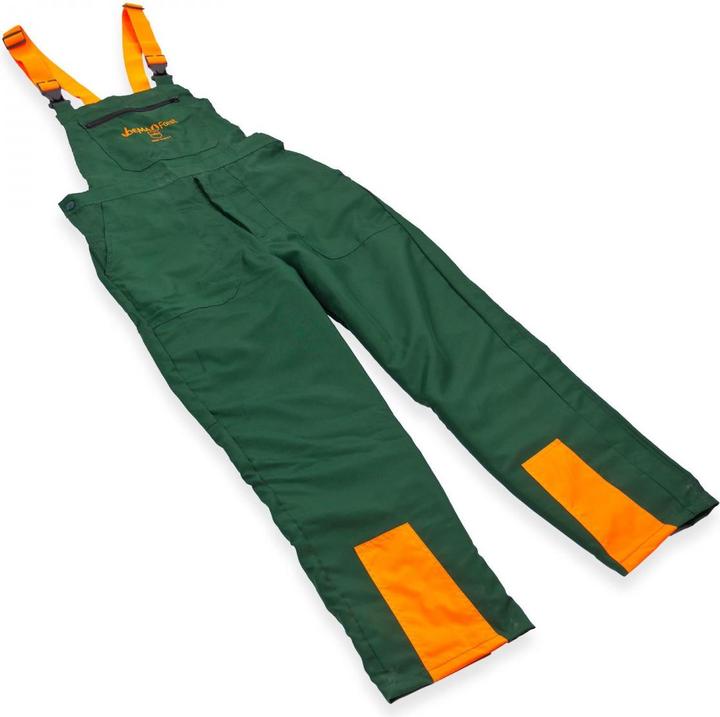 Produktbild Dema Schnittschutzhose Schnittschutzlatzhose Forsthose Latzhose Eco Grösse L grün (L)