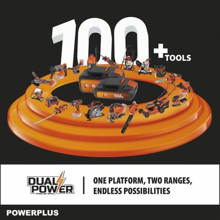 Actual product image Powerplus Dual Power Leaf Blower 20V - excl. battery and charger (Rechargeable battery operated, Leaf blower)
