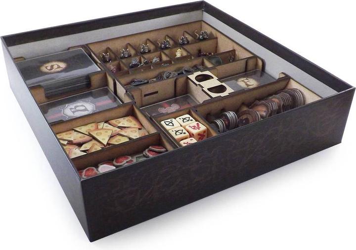 Produktbild Feldherr MAUS - Brettspiel Organizer für und Mystik und Erweiterung Herz des Glürm (Holz)