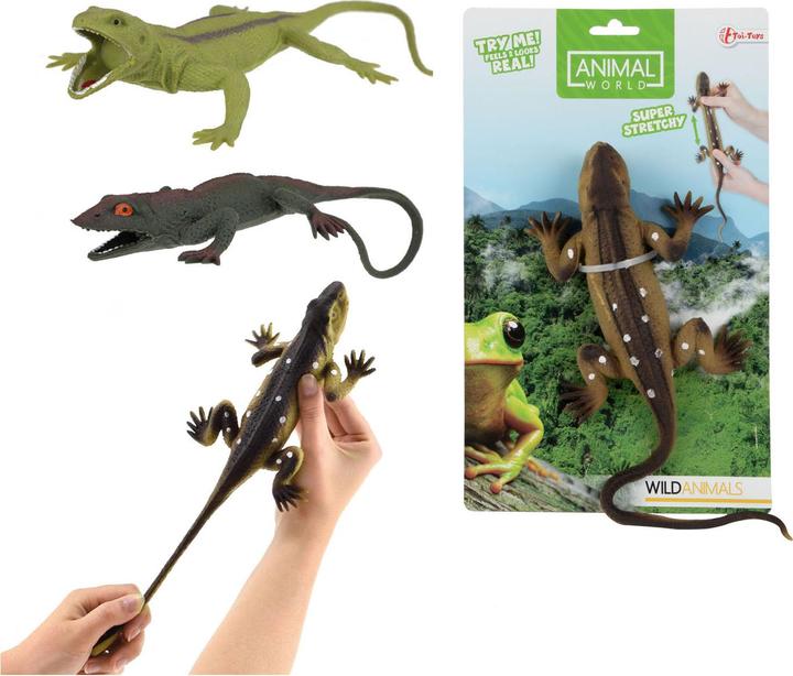 Actual product image Toi-Toys Lifelike reptile, super stretchy
