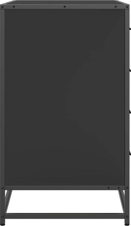 Image du produit VidaXL Armoire à tiroirs Noir 70x41x70 cm Bois composite Commode à tiroirs (70 x 41 x 70 cm)