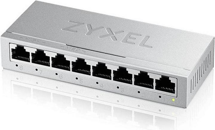 Zyxel GS-108BV5-EU0101F, Unmanaged, L2, Gigabit Ethernet (10/100/1000) (8 Ports)