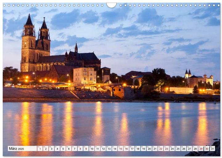Produktbild Von Dresden bis Hamburg - die Elbe. (Wandkalender 2025 DIN A3 quer), Monatskalender (A3, Deutsch)