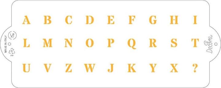 Produktbild Schablone - Alphabet
