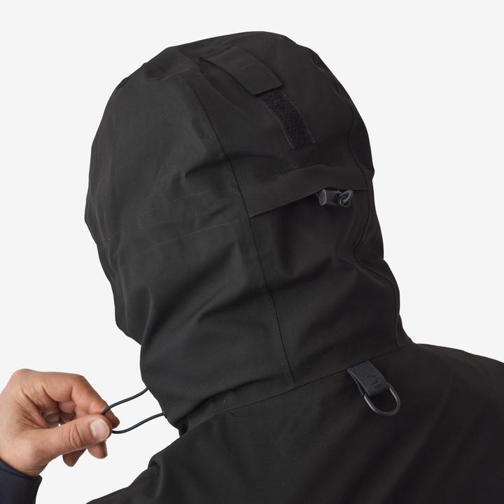 Actual product image Caperlan Fishing jacket FJ 500 WPF waterproof men grey/black (L)