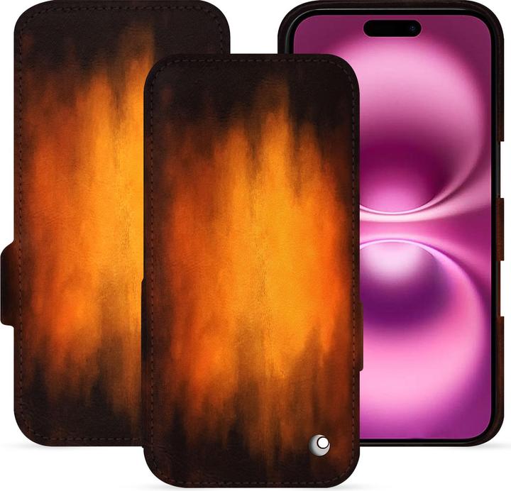 Actual product image Noreve Horizontal leather flap shell (Apple iPhone 16 Plus)