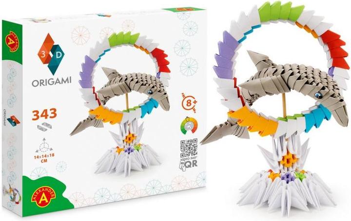 Actual product image Selecta Spielzeug ORIGAMI 3D - Dolphin, 343pcs.
