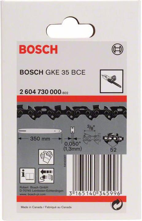 Produktbild Bosch Professional Zubehör Kette für Bosch-Kettensäge, 350 mm (Kettensäge, Kettensäge Schwert)