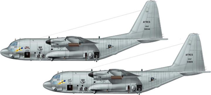 Actual product image Italeri AC-130H Spectre
