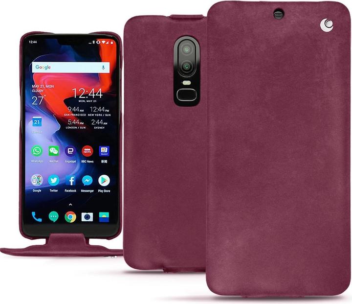Productafbeelding Noreve Lederen omslag verticaal (OnePlus 6)