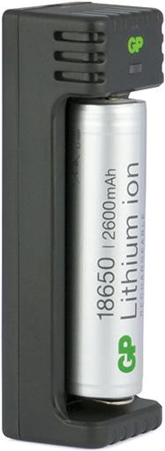 Immagine prodotto GP Batteries L111 (1 pz., 18650, 2600 mAh, Batteria + Caricabatterie)