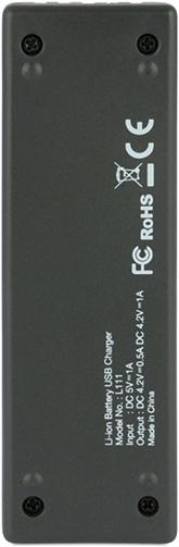 Immagine prodotto GP Batteries L111 (1 pz., 18650, 2600 mAh, Batteria + Caricabatterie)