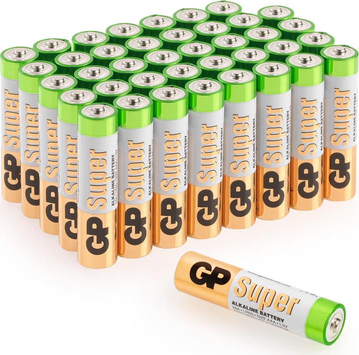 Produktbild GP Batteries Super Alkaline (40 Stk., AAA)