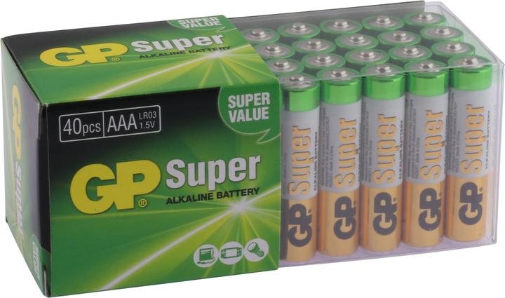 Produktbild GP Batteries Super Alkaline (40 Stk., AAA)