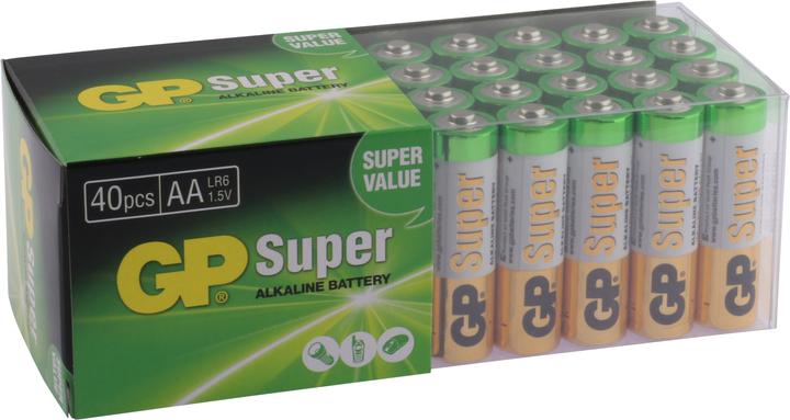 Actual product image GP Batteries Super Alkaline (40 pcs., AA)