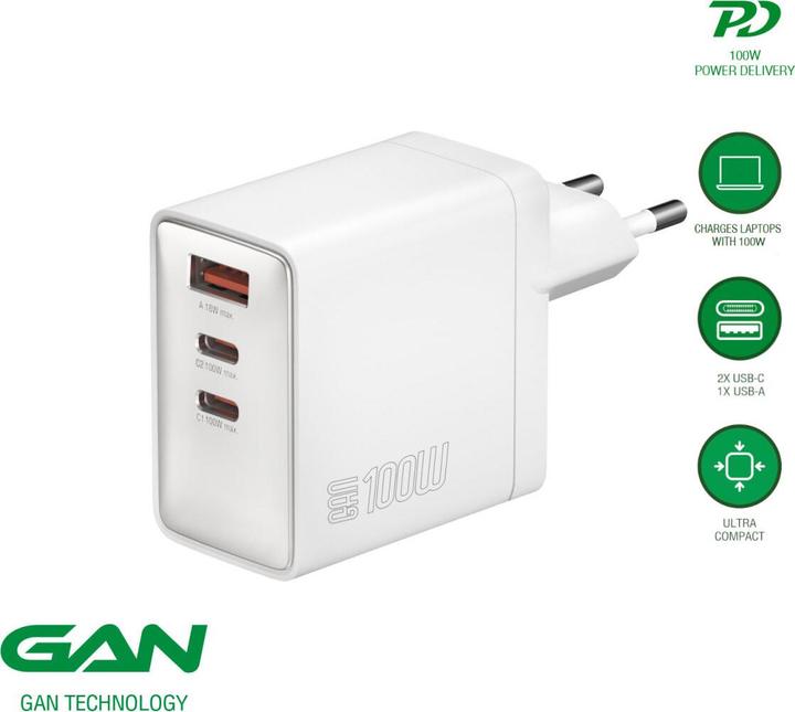 Actual product image 4smarts Netzladegerät GaN Pocket (100 W)