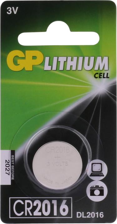 Image du produit GP Batteries Pile bouton CR2016 (1 pcs, CR2016, 90 mAh)