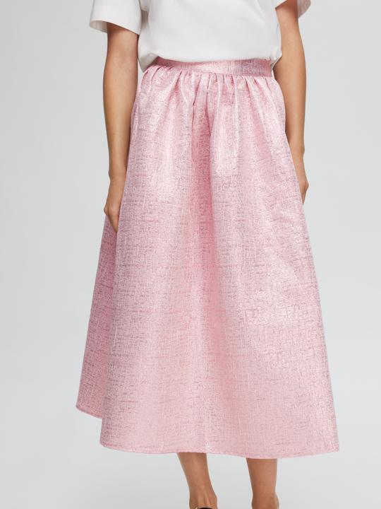 Produktbild Selected Femme Metallic Jacquard Maxirock (36)