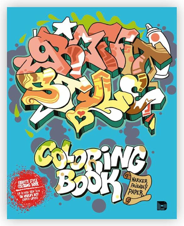 Immagine prodotto Graffiti Style Coloring Book (Inglese, Almqvist Bjorn, Lindblad Tobias Barenthin, 2017)