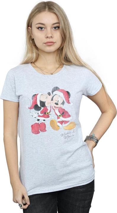 Image du produit Disney - T-shirt MICKEY AND MINNIE CHRISTMAS KISS - Femme (S)